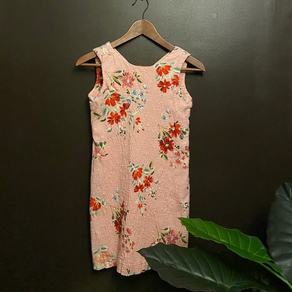 Zara Floral Dress in Pink - Picture 1 of 6